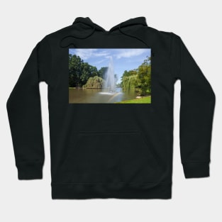 Germany; Europe; Lower Saxony; Delmenhorst; Park; park area; graft; rainbow; Fountain; water fountain Hoodie